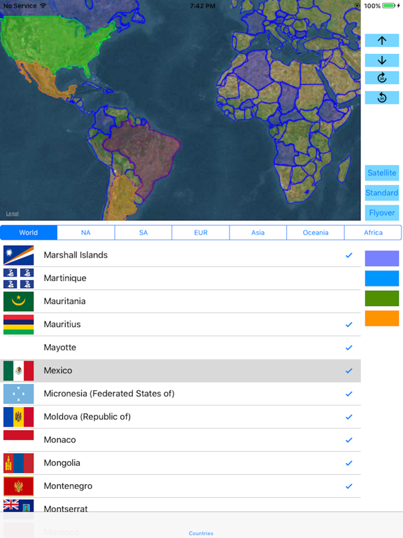 Screenshot #5 pour 3D Visited Countries Pro