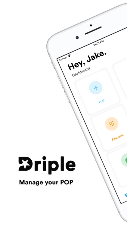 Driple - POP Dashboard