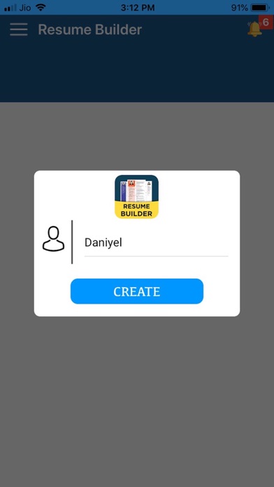 Screenshot #1 pour Nithra Resume Builder