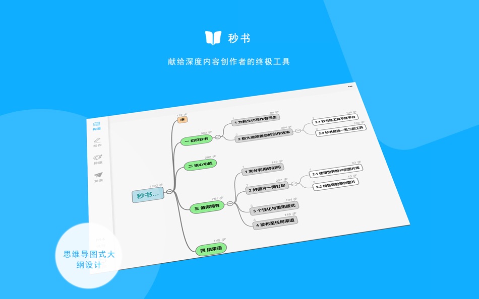 #1. 秒书-高效图文编辑排版工具 (macOS) 来自: Shenzhen Moyan Network Technology Co., Ltd.