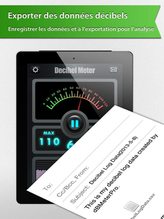 Screenshot #6 pour Decibel Meter Plus Pro