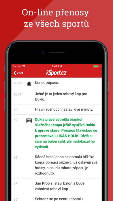 iSport.cz: zprávy a video Screenshot