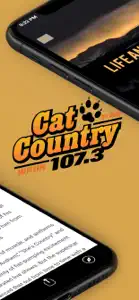 Cat Country 107.3 WPUR screenshot #2 for iPhone