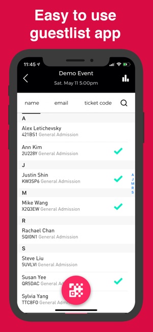 Guestlist Check-in by Sparxo(圖1)-速報App