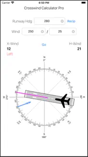 crosswind calculator pro iphone resimleri 1