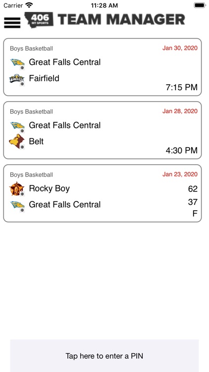 406 Sports Team Manager