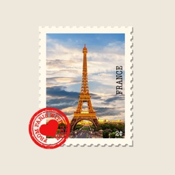 Travel Love Stamps Stickers