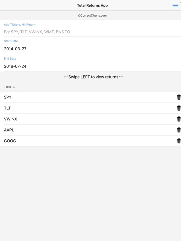 Screenshot #5 pour Total Returns Stocks Dividends