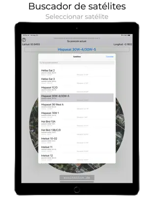 Captura de Pantalla 3 Buscador de satélites  (Pro) iphone