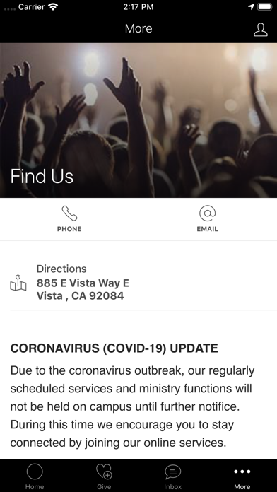 Screenshot 2 of Calvary Vista App