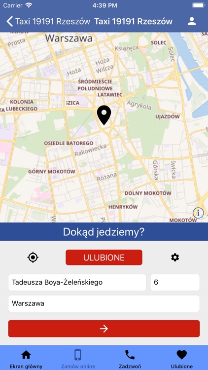 Taxi 19191 Rzeszów