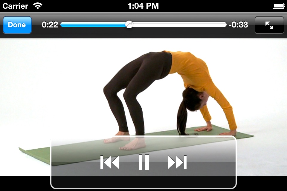 Yoga Video Trainer Deutsch screenshot 4