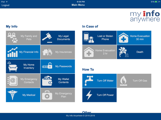 Screenshot #5 pour My Info Anywhere