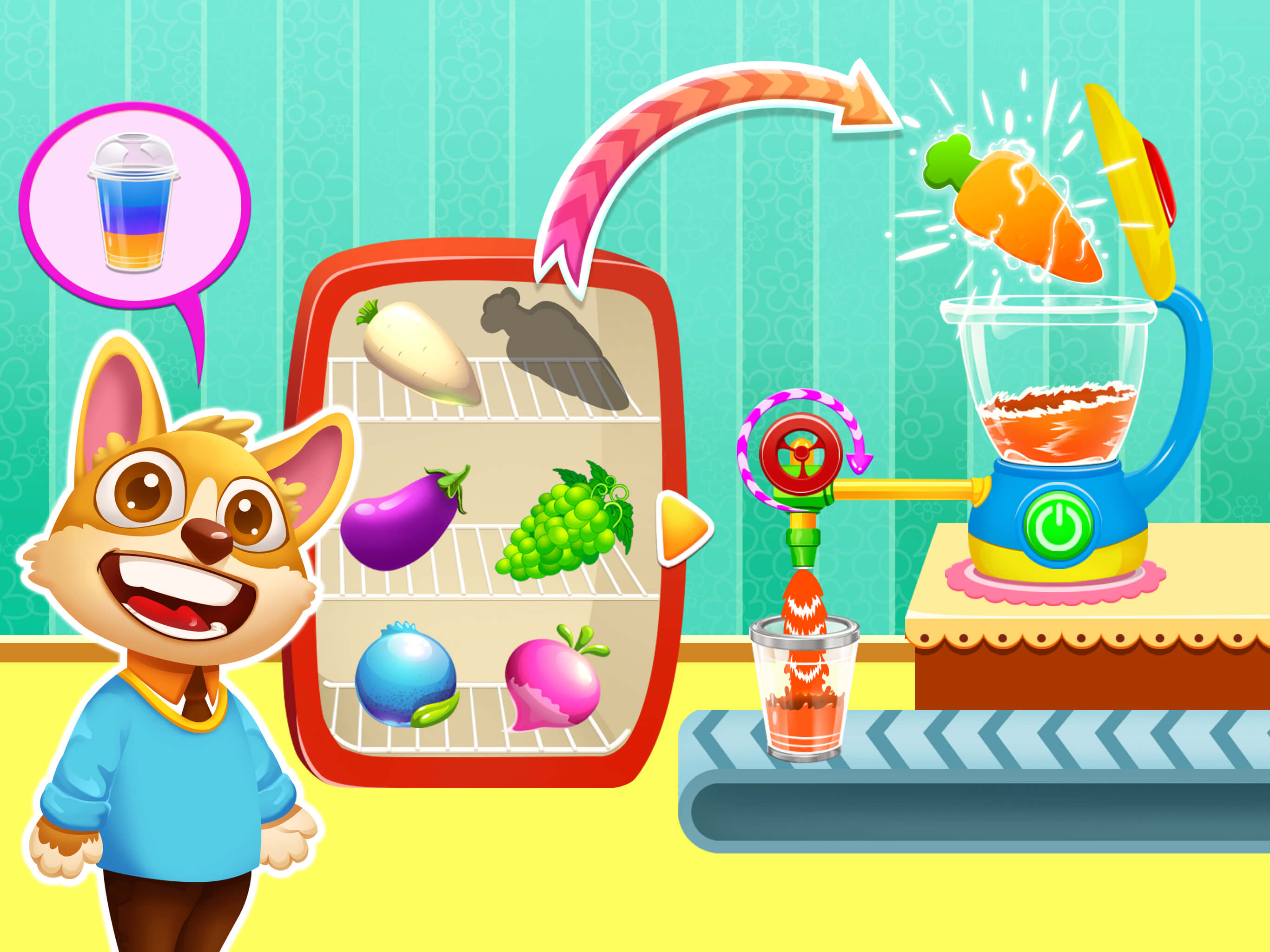 Learn shapes and colors game