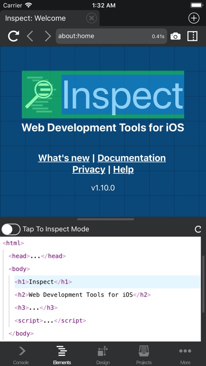 Inspect Browser