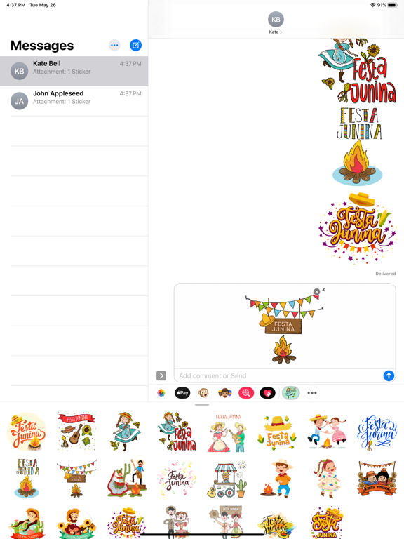 Screenshot #6 pour Festa Junina Festival Stickers