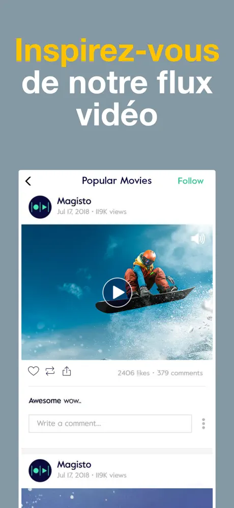 Magisto Montage Vidéo & Photos