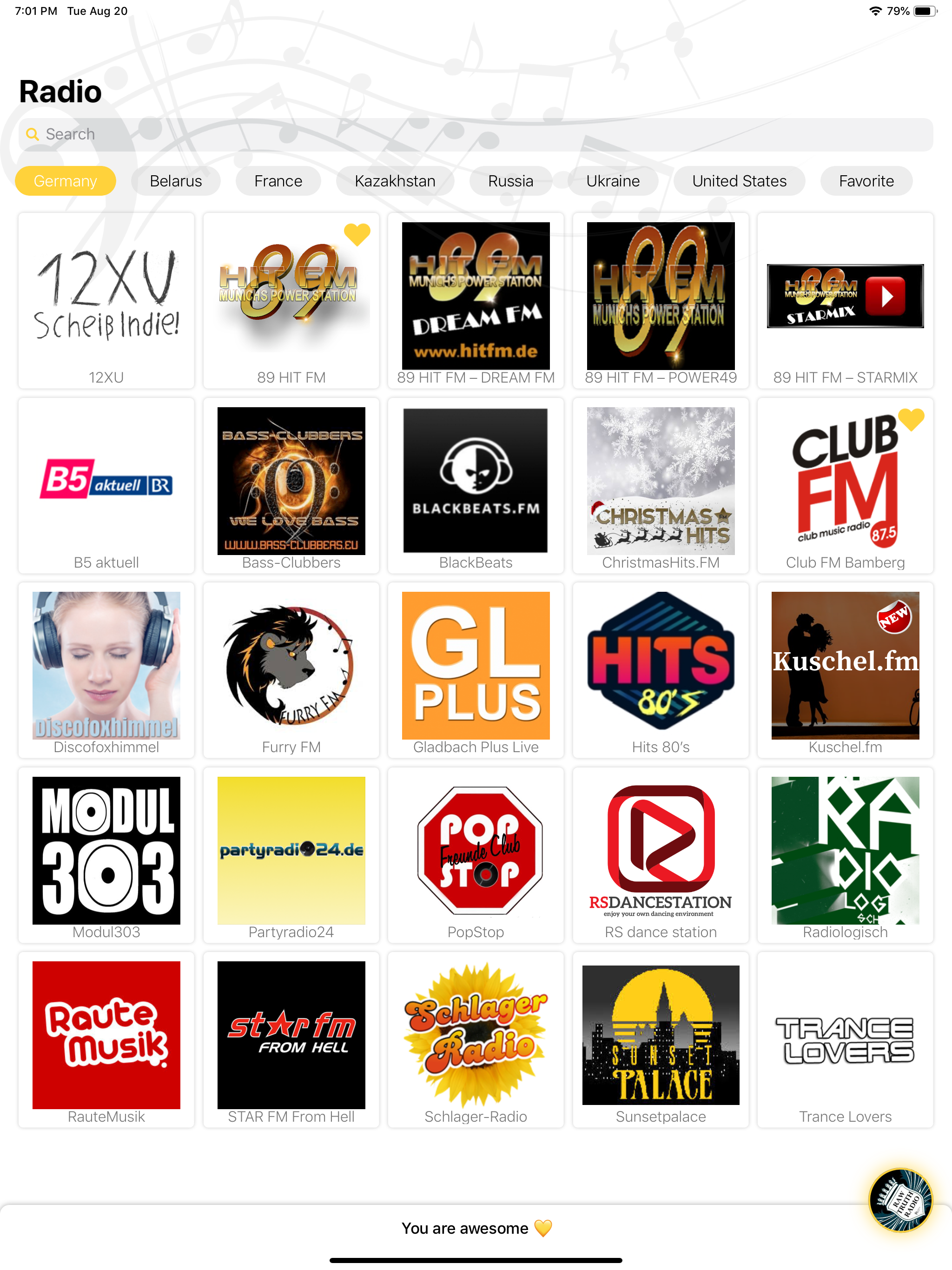 Radio online Listen to music screenshot 4