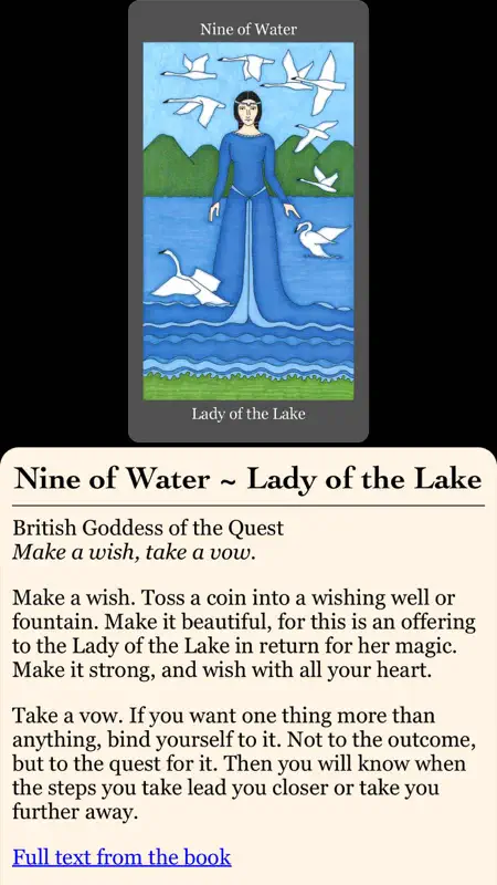 Dark Goddess Tarot screenshot 4 of 5