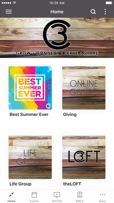 Converse Church of Christ Screenshot