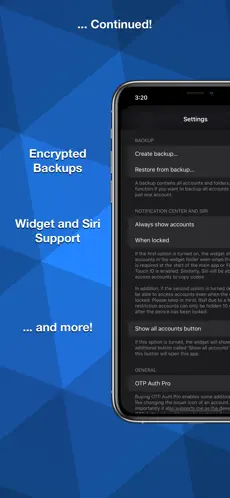 Captura 4 OTP Auth iphone