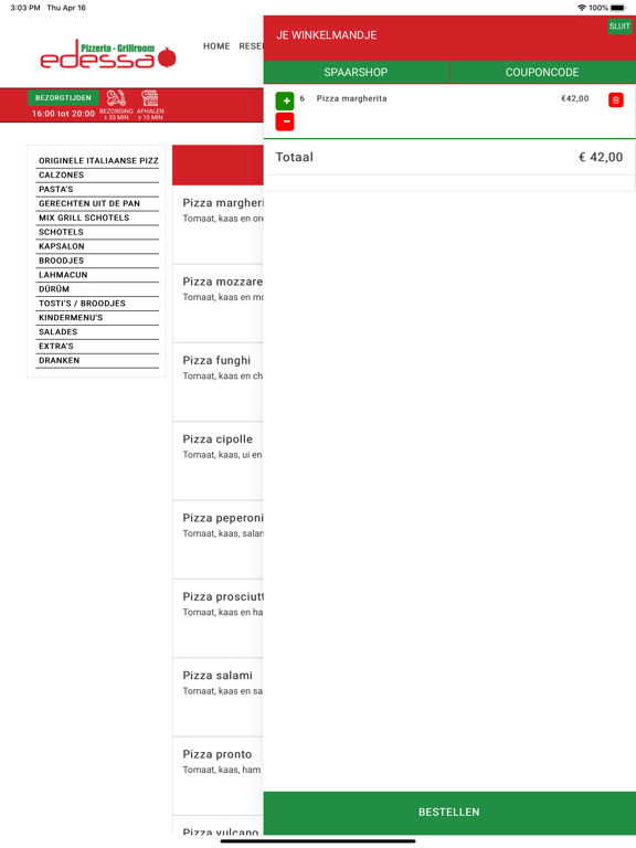 Screenshot #6 pour Pizzeria Edessa
