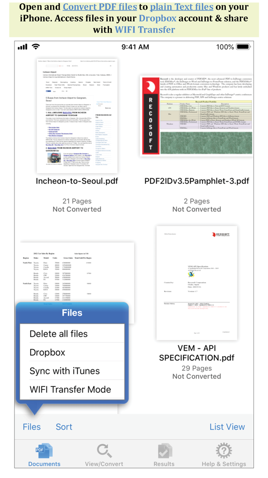 PDF to Text by PDF2Office - 1.7.2 - (iOS)