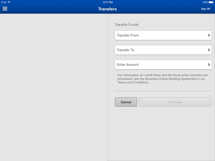 C1stBusiness Mobile for iPad
