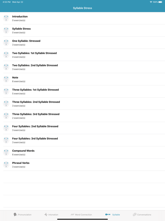 Accent Training - American iPad screenshot 5 - Education app