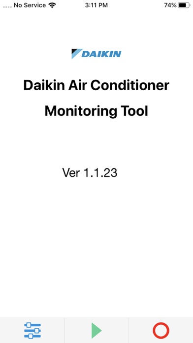 Daikin AC Monitoring Tool Screenshot