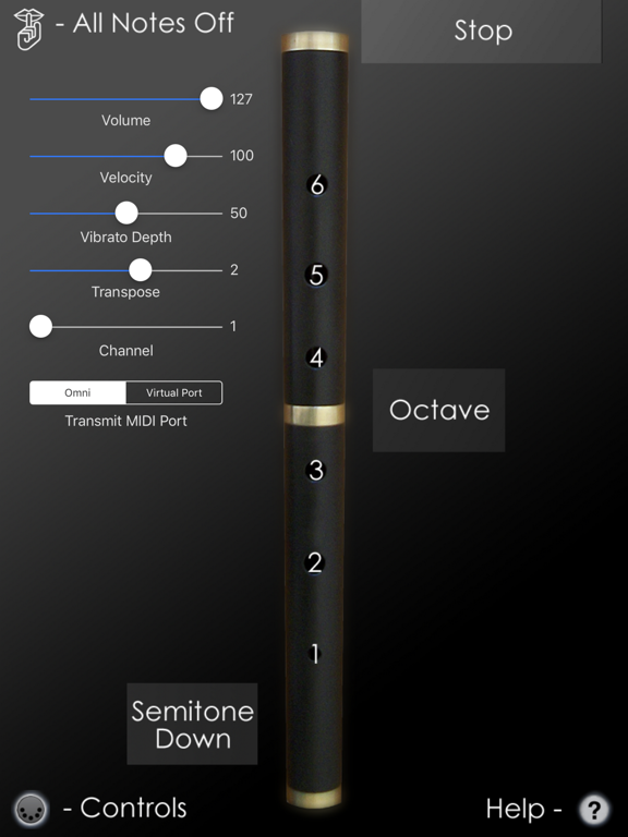 Screenshot #4 pour MIDIFlute MIDI Controller