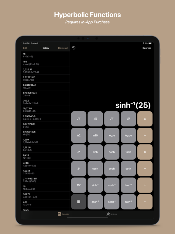 SmartCalc Calculator iPad screenshot 7 - Utilities app