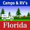 Camping spots & RV's is a simple and easy to use map to find the nearest Campsites or RV Park locations