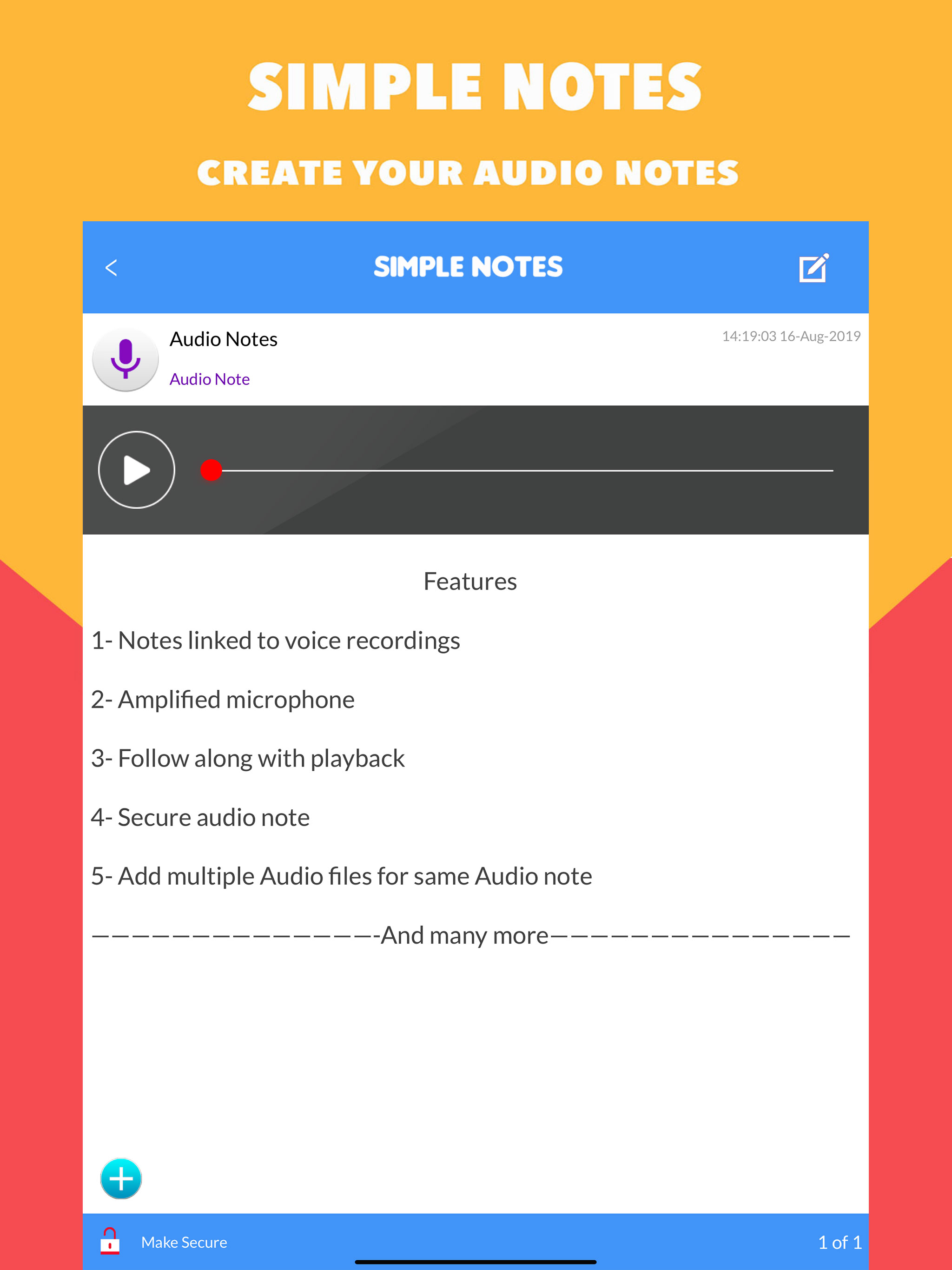 Simple Notes - Noted Memo