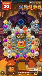 monster busters: hexa blast iphone screenshot 2