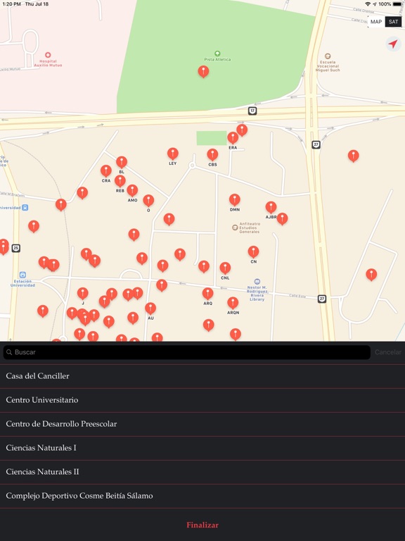 IUPIMap iPad screenshot 4 - Education app
