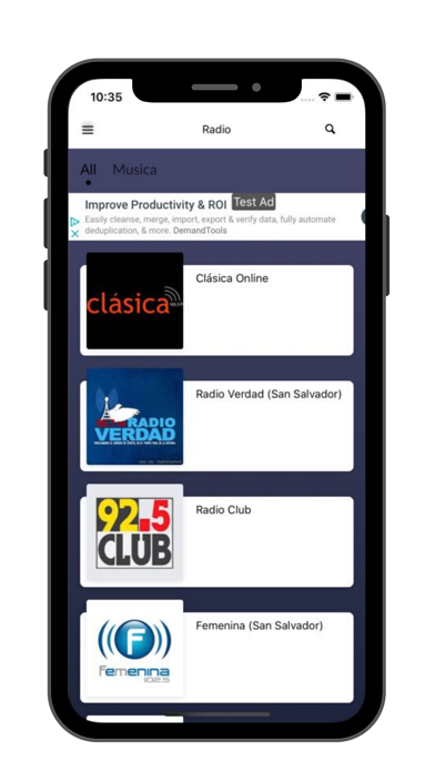 Radio El Salvador App am fm screenshot 2