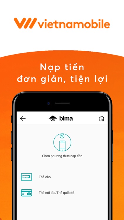 bima - MyVietnamobile by Vietnamobile JSC.