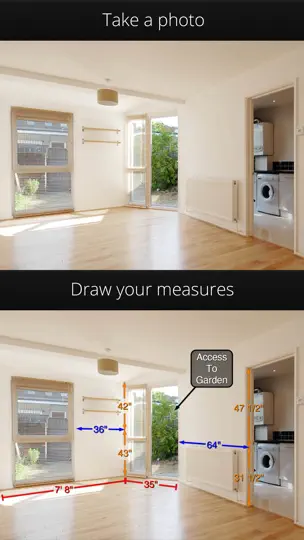 Скриншот Photo Measures на iPhone 1