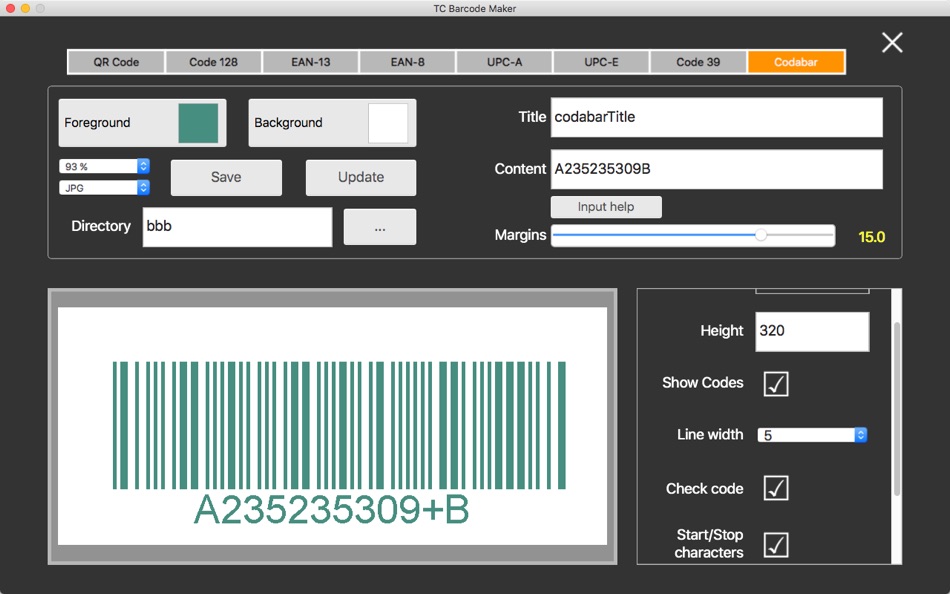 #6. TC Barcode Maker (macOS) 由: TowmsChang