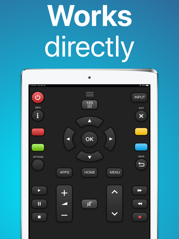Panamote : Remote for smart tv iPad screenshot 5 - Utilities app