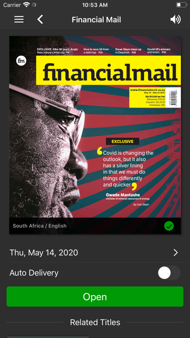 Financial Mail Magazine Screenshot