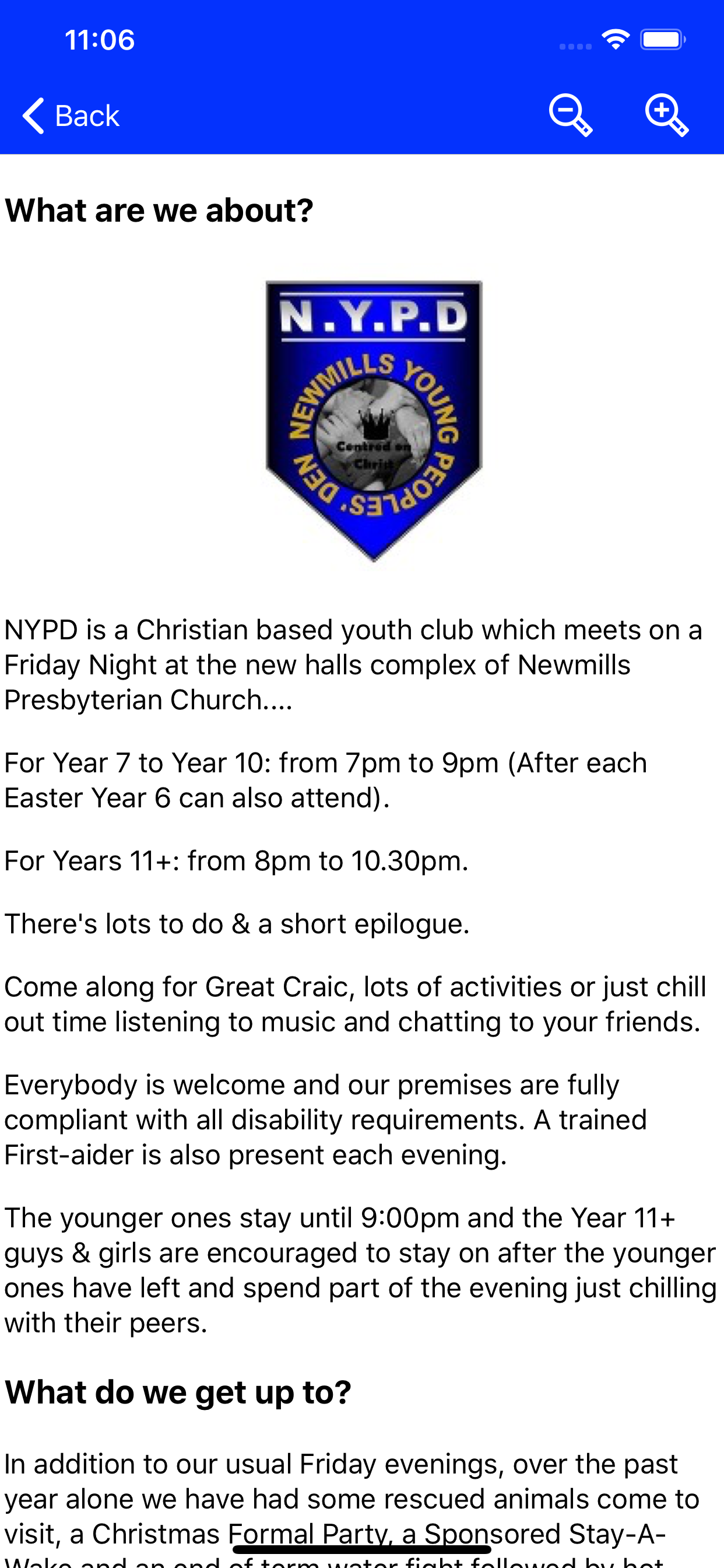 Newmills NYPD screenshot 2