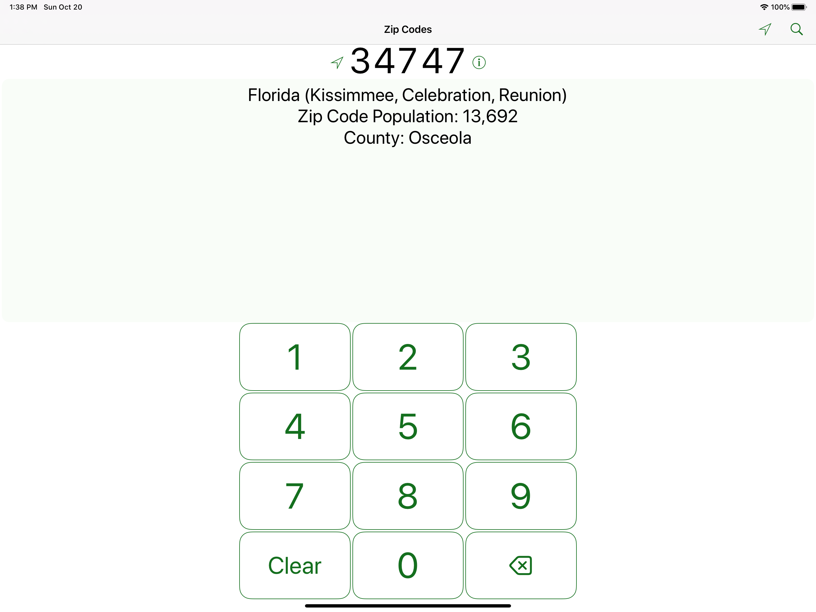 Zip Codes