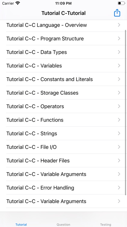 Tutorial for C