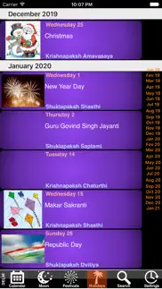 india panchang calendar 2020 iphone capturas de pantalla 4