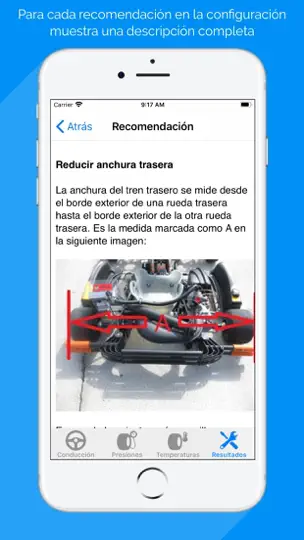 Captura de pantalla de Kart Chassis Setup Premium en iPhone 5
