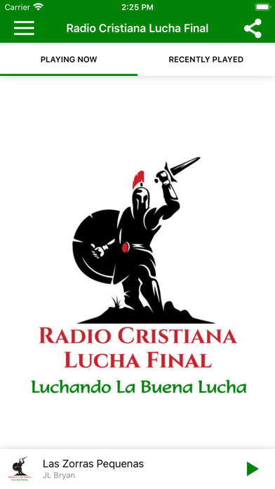 Screenshot #1 pour Radio Cristiana Lucha Final