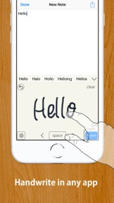Handwriting Keyboard screenshot