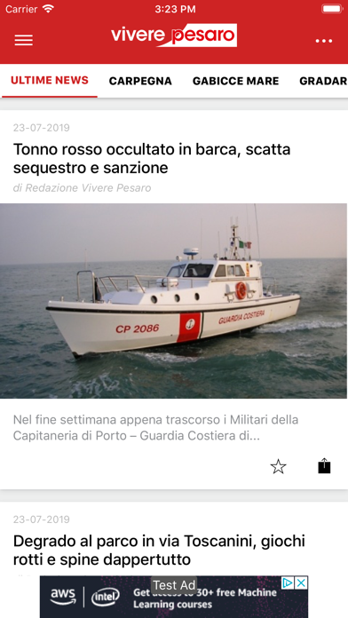 Vivere Pesaro Screenshot